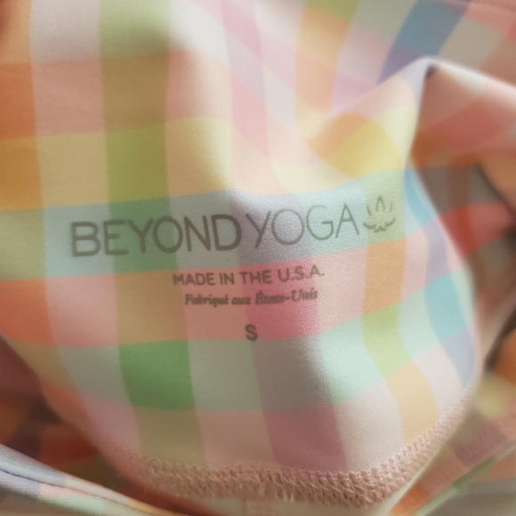 NWT Beyond Yoga Printed High-Waisted Bike Short Small - Picture 6 of 9